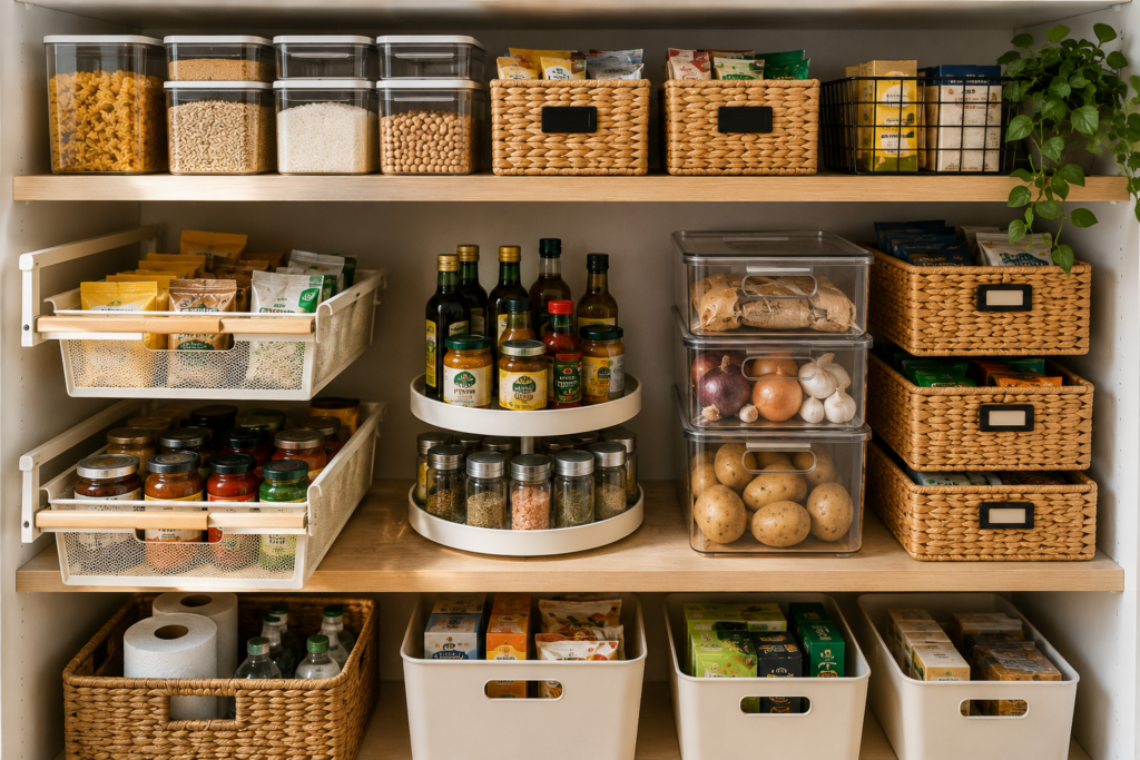 Organisationshelfer für eine ordentliche Speisekammer