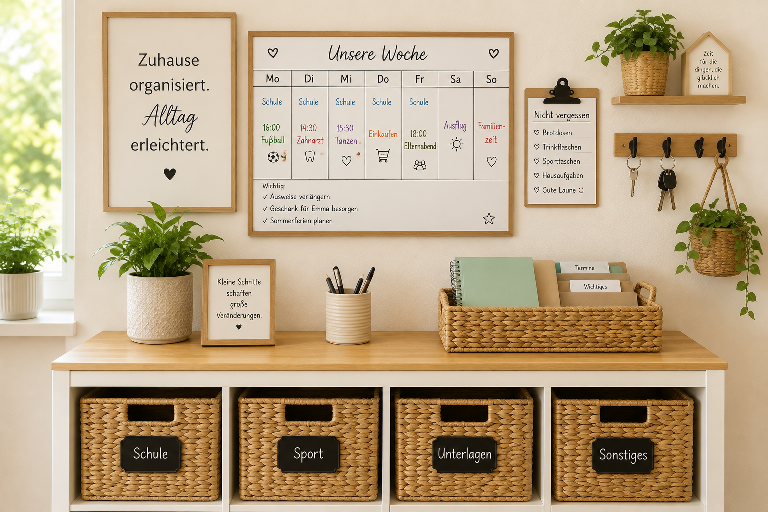 Familienorganisation: 10 einfache Tipps für einen entspannteren Alltag