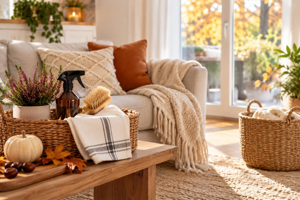 Herbstputz für ein ordentliches Zuhause im Herbst