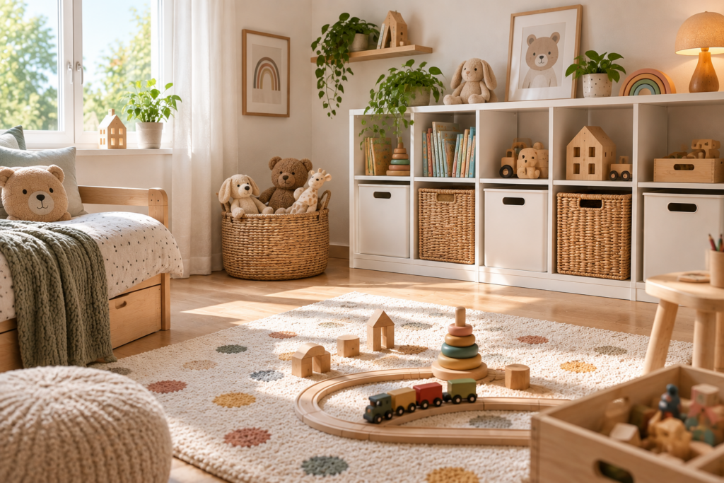 Spielzeug organisieren für mehr Ordnung im Kinderzimmer